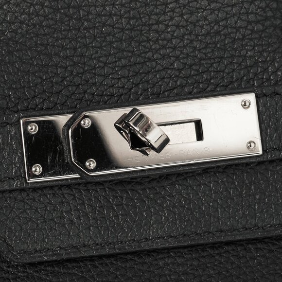 Hermes Birkin 35 Black Taurillon Clemence Leather Tote - Picture 11 of 16